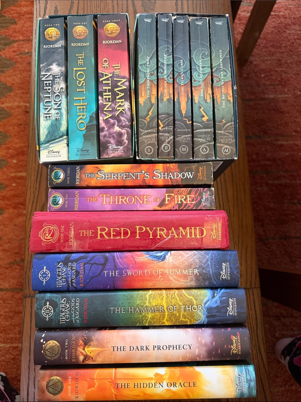 Huge Collection of Rick Riordan Book Set Mythology Collection